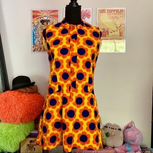 Vintage Homemade Lazy Daisy Dress🌼